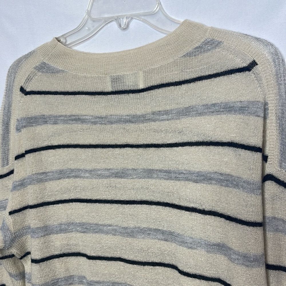 Aritzia Wilfred Free Wool Mohair Blend Striped Sweater. Size Medium. - Picture 4 of 7